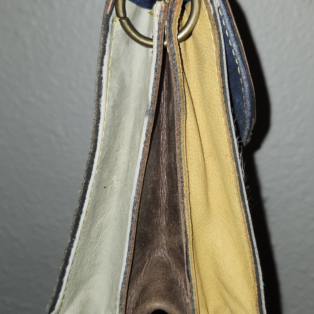 Flora Patchwork Animal Print Leather Crossbody - image 6